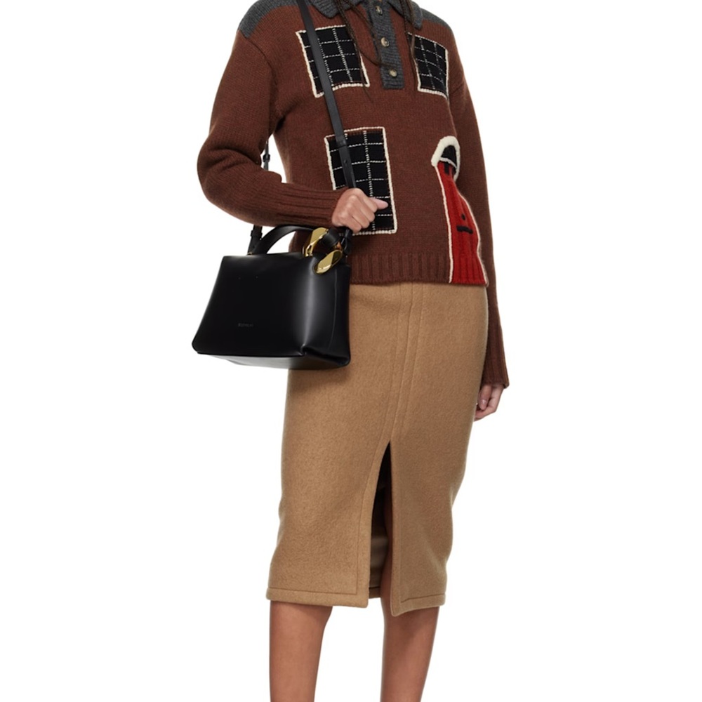 JW ANDERSON Black Corner Bag - Picture 7 of 14